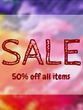 SALE OVER / SALE HAS ENDED